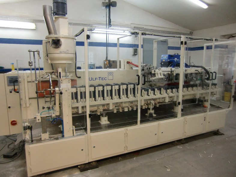 Pre-owned production machine on a factory floor